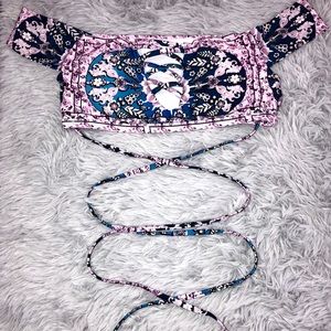 Women’s Bikini Top Side Straps SZ S